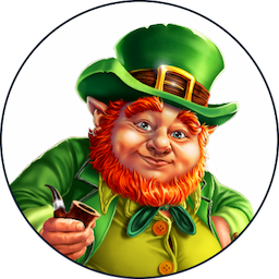 Department avatar drawing of a leprechaun with a beard and big green hat  