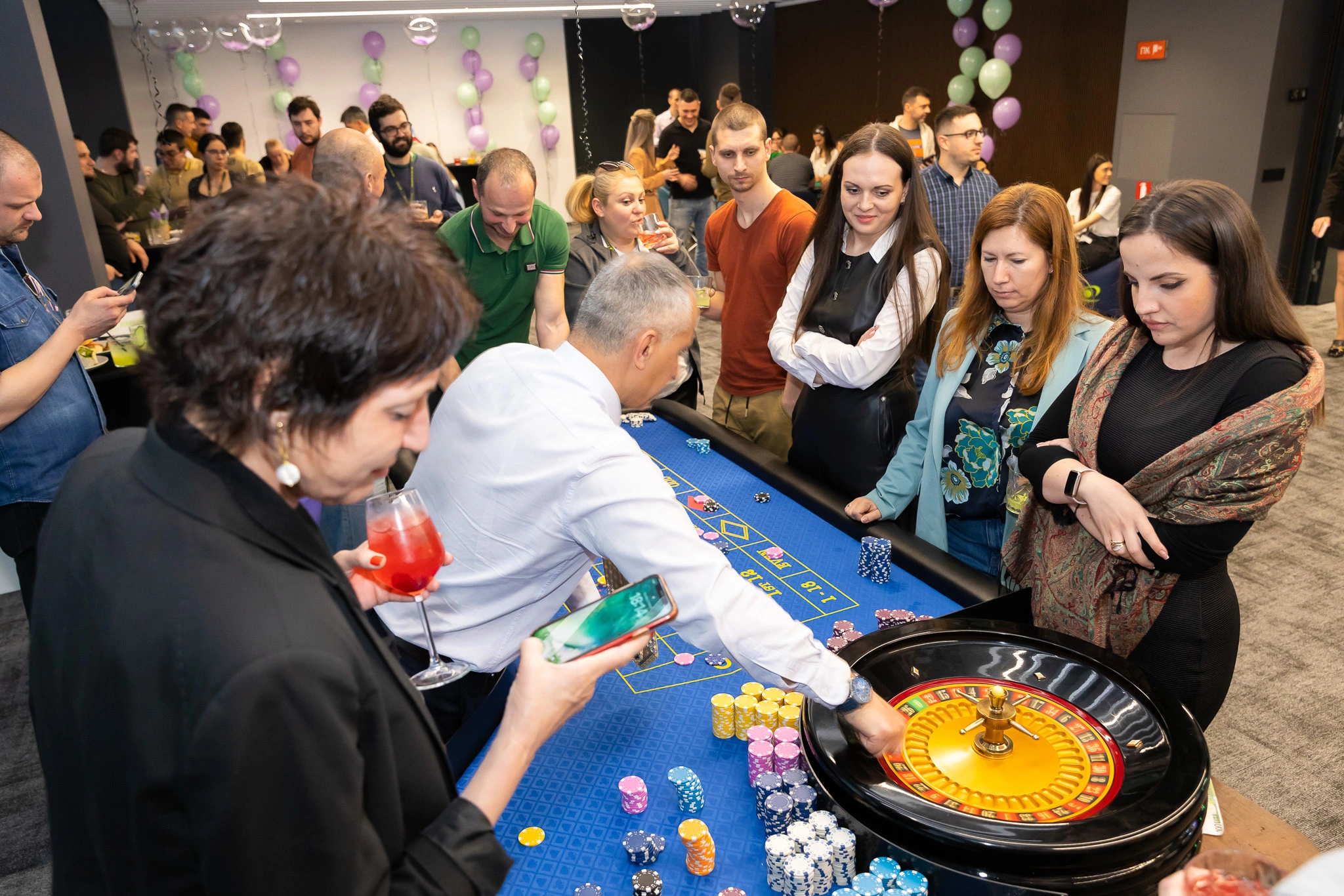 people playing Black Jack